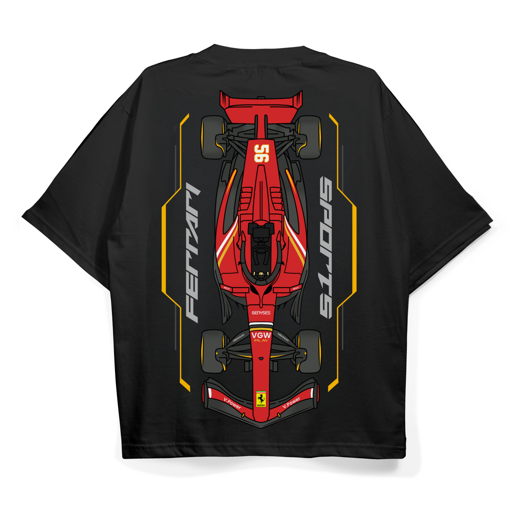 FERRARI F1 TEE - Oversized Fit
